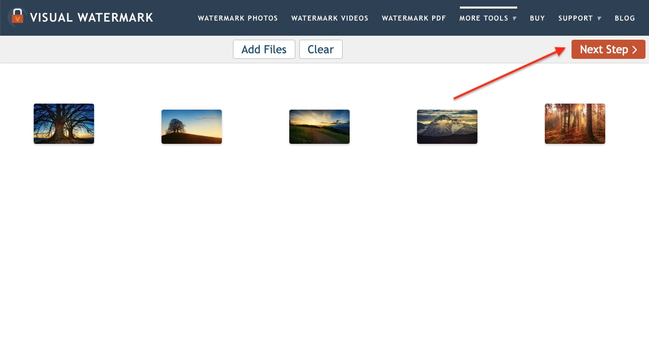 como adicionar marca d'água às fotos