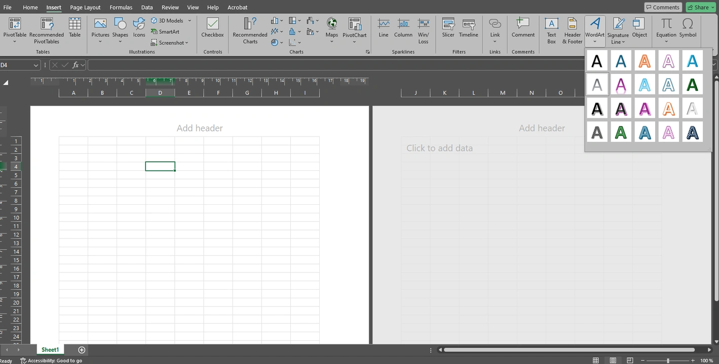 Como inserir uma marca d'água repetida no Excel