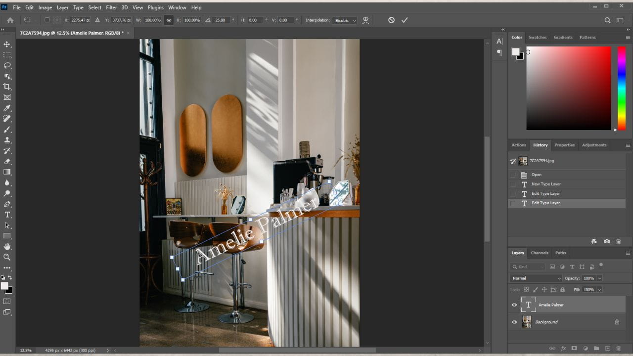 How to Make a Watermark in Photoshop. 3 Different Ways | Visual Watermark