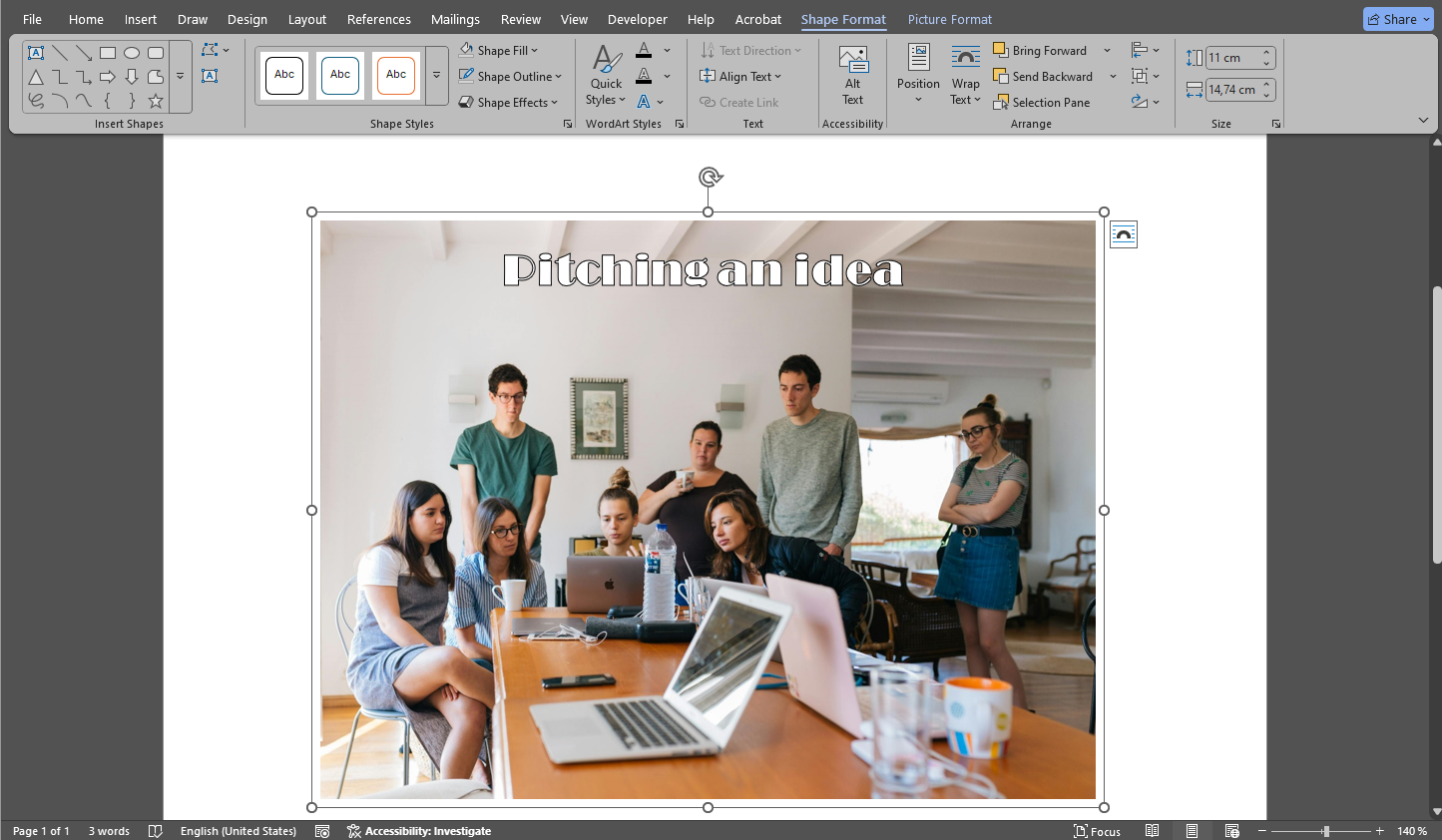 How to Add Text to a Picture in Microsoft Word. Step-by-Step Guide