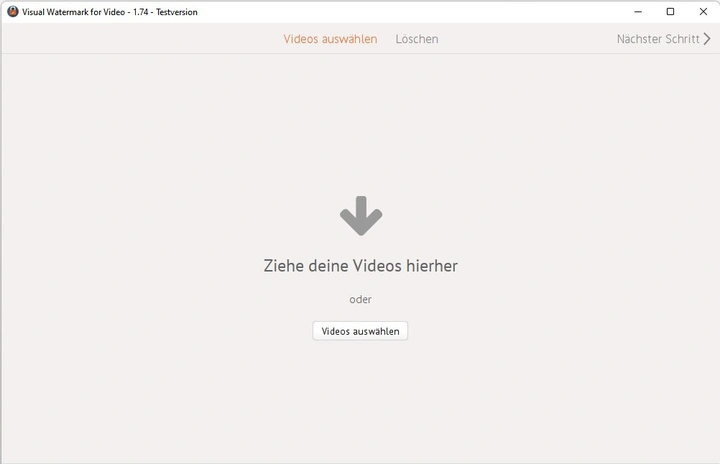 Visual Watermark für Videos